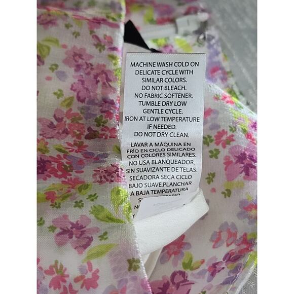 Wildfox floral ruffle bottom skirt Sm garden girl summer picnic dainty feminine - Picture 3 of 10